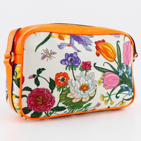 GUCCI Authentic Orange Leather Shoulder Bag - Picture 3 of 13